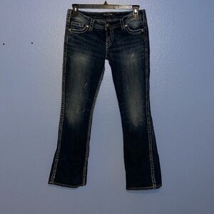 Silver Jeans Blue Twisted Boot Cut Size 30. GG